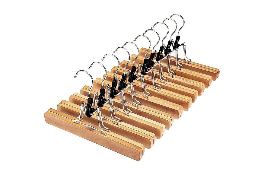 House Day Kleiderbügel Hosenbügel, Hosenspanner aus Holz, rutschfest Klemmb günstig online kaufen