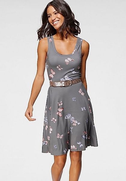 Laura Scott Sommerkleid figurbetonte Passform, femininer Stil, aus Viskosem günstig online kaufen