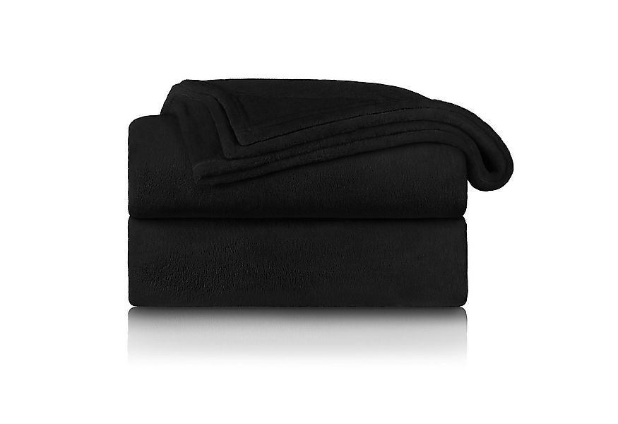Wohndecke Kuschelige Fleecedecke, Oeko-Tex zertifizierte Decke, Blumtal günstig online kaufen