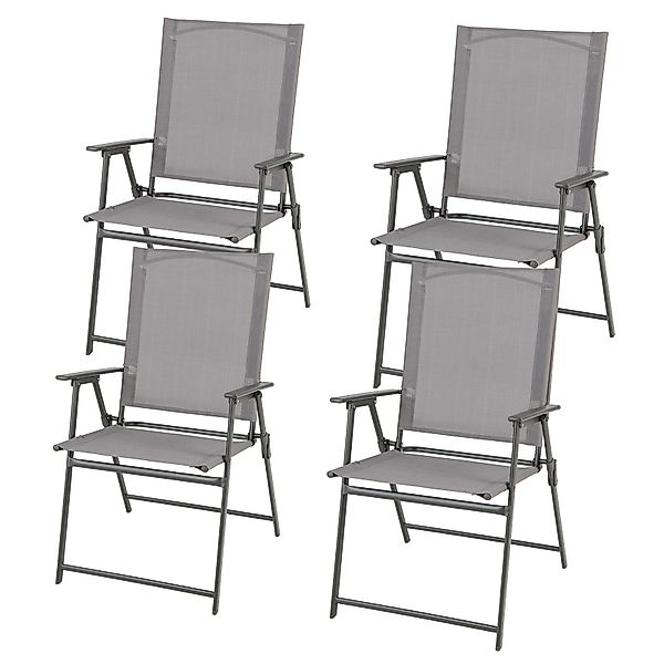 KOMFOTTEU Gartenstuhl Klappstuhl (Set, 4 St), günstig online kaufen