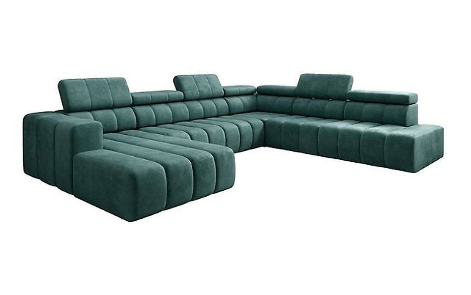 Luxusbetten24 Schlafsofa Designer Sofa Aurora Maxi, mit elektrischer Sitzer günstig online kaufen