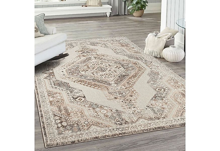 Carpetilla Designteppich Klassicher Wohnzimmer Teppich Abstrakte Muster Bei günstig online kaufen