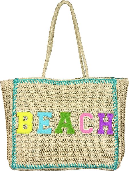 FURNARO Strandtasche, Korbtasche aus Raffia, Baumwolle günstig online kaufen