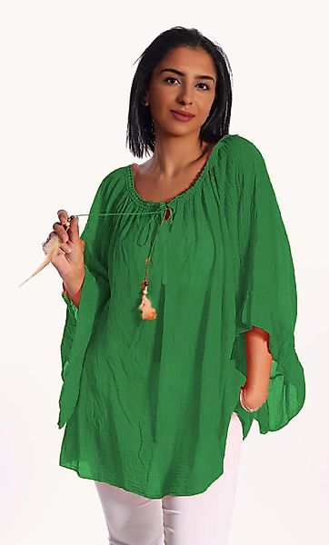 Charis Moda Tunika Bluse dreiviertelarm mit günstig online kaufen