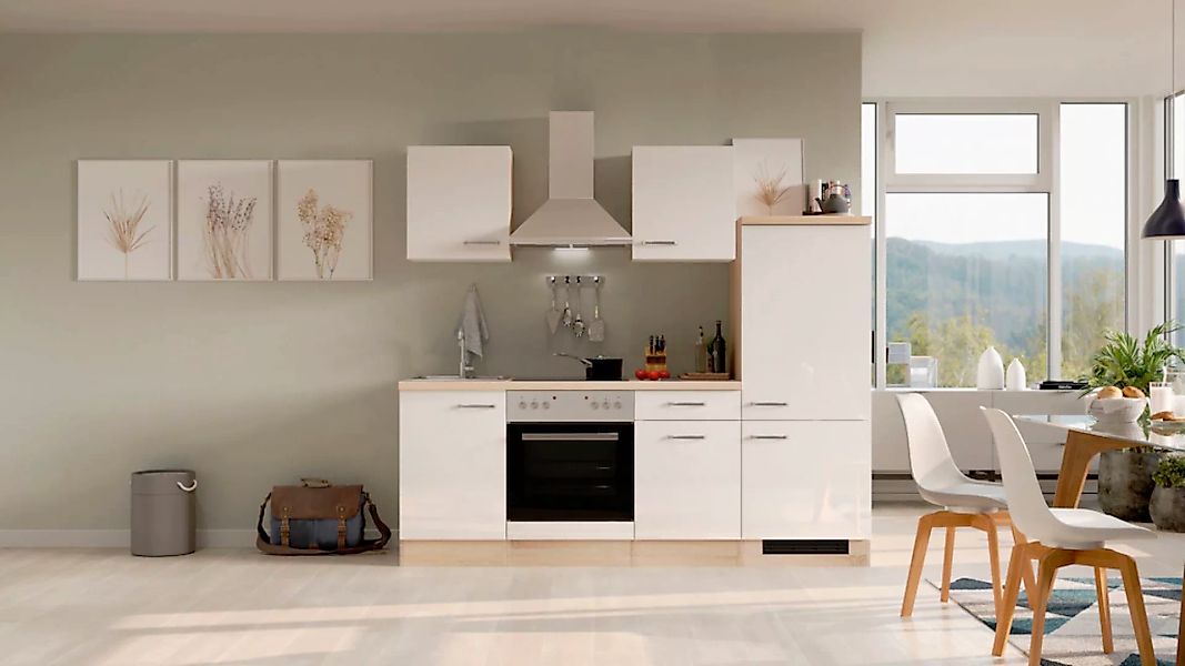 Flex-Well Küche »Florenz«, Breite 220 cm, mit und ohne E-Geräten lieferbar günstig online kaufen