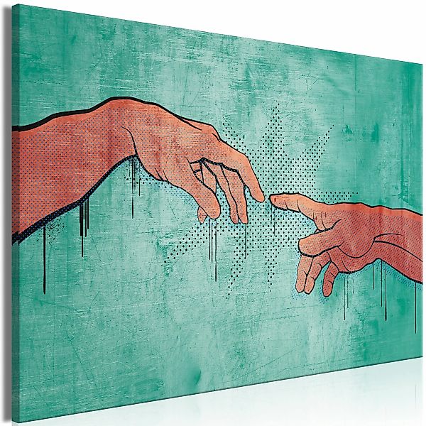 Wandbild - Electrifying Touch (1 Part) Wide günstig online kaufen