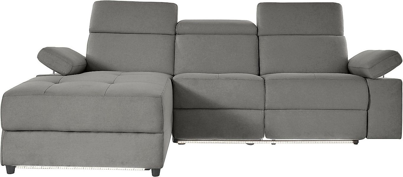 Home affaire Ecksofa Kilado, L-Form, mit Relaxfunktion, verstellbarer Armle günstig online kaufen