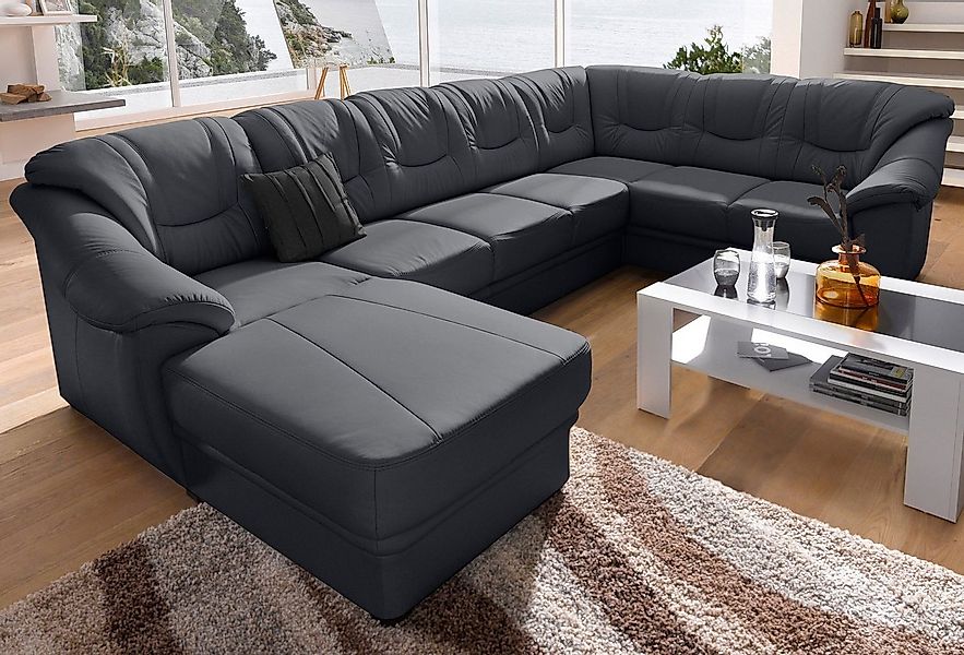 sit&more Wohnlandschaft "Savona U-Form, B: 320 cm" optional Bettfunktion, F günstig online kaufen