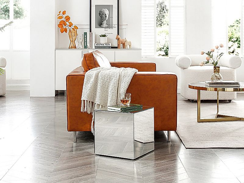 Beistelltisch - Verspiegelt - MDF - CUBIX  von Pascal MORABITO günstig online kaufen