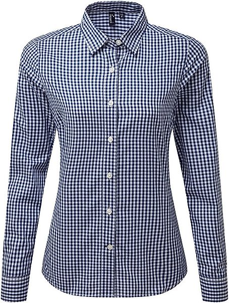 Premier Workwear Outdoorhemd Bluse mit großen Vichy-Karos günstig online kaufen