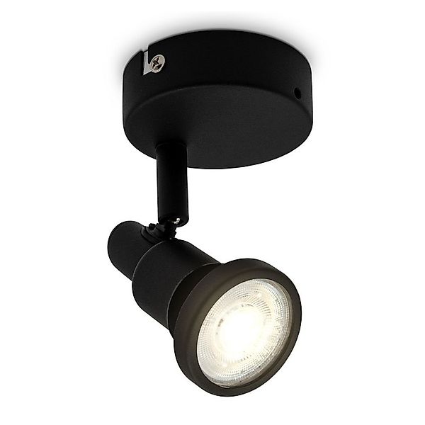 B.K.Licht LED Deckenspot Deckenleuchte Schwarz Schwenkbar günstig online kaufen