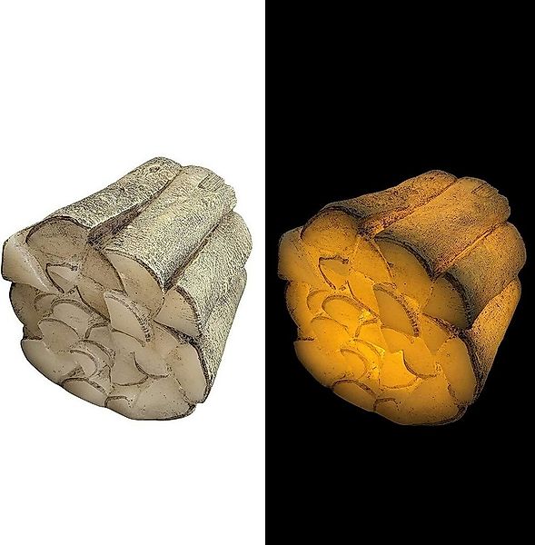 Online-Fuchs LED Dekoobjekt in Kaminholz-Optik mit LED Beleuchtung, Deko fü günstig online kaufen