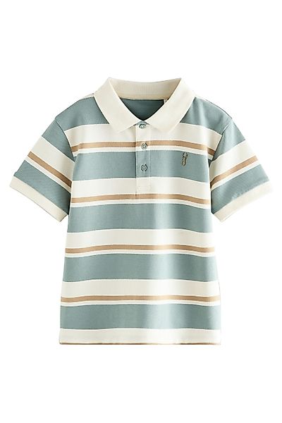 Next Poloshirt Kurzärmeliges Polohemd mit Streifen günstig online kaufen