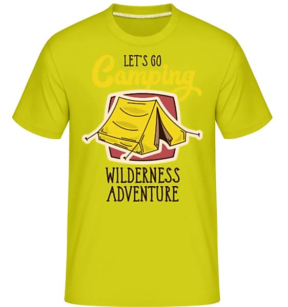 Let's Go Camping · Shirtinator Männer T-Shirt günstig online kaufen