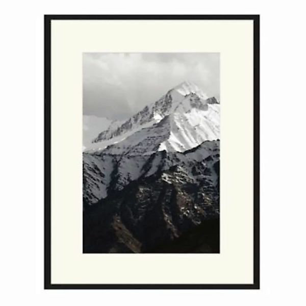 Any Image Wandbild Schnee auf dem Berg schwarz Gr. 30 x 40 günstig online kaufen