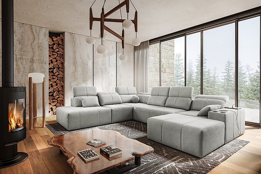 Kaiser Möbel Ecksofa multifunktional Mindy X, Stoff Quelle, mit Relaxfunkti günstig online kaufen