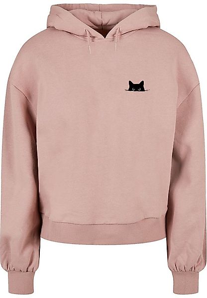 Merchcode Kapuzensweatshirt Merchcode Ladies Halloween - Cat Hoody günstig online kaufen