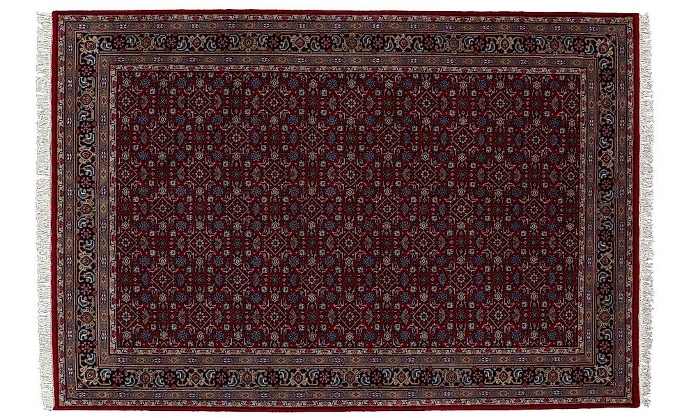 THEKO Orientteppich  Benares ¦ rot ¦ Wolle ¦ Maße (cm): B: 40 H: 1 Teppiche günstig online kaufen