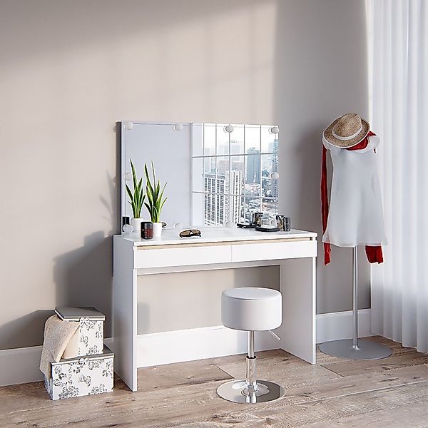 Vicco Schminktisch Emma, Weiß, 120 cm günstig online kaufen