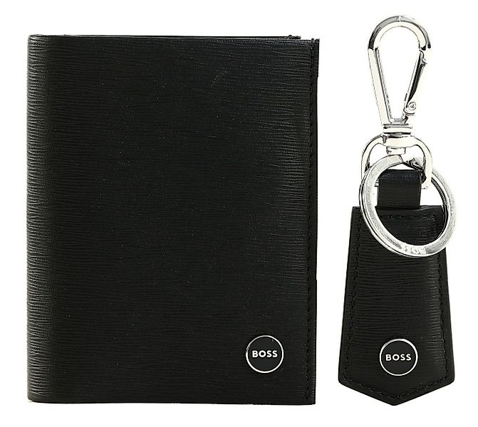 BOSS Kartenetui Gift Set Bifold Wallet / Keyring (Set, 2-tlg), aus echtem R günstig online kaufen