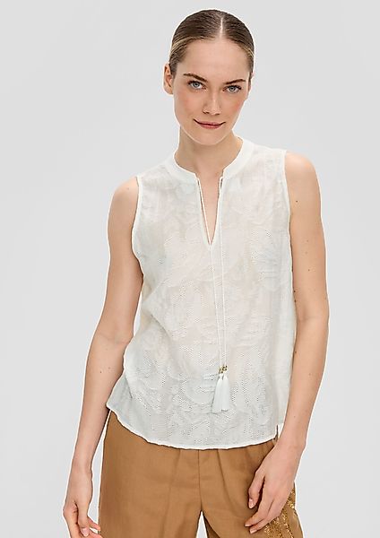s.Oliver BLACK LABEL Kurzarmbluse Blusenshirt im günstig online kaufen