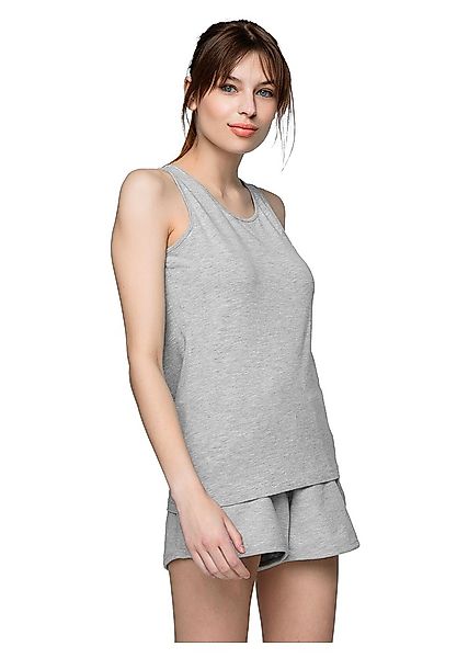 4f Ärmelloses T-shirt S Cold / Light Grey Melange günstig online kaufen