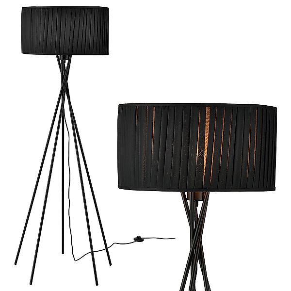 lux.pro Stehlampe, ohne Leuchtmittel, »Black Mikado« günstig online kaufen