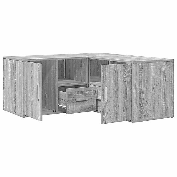 vidaXL Schuhschrank Eckregal Grau Sonoma 160x40x45 günstig online kaufen