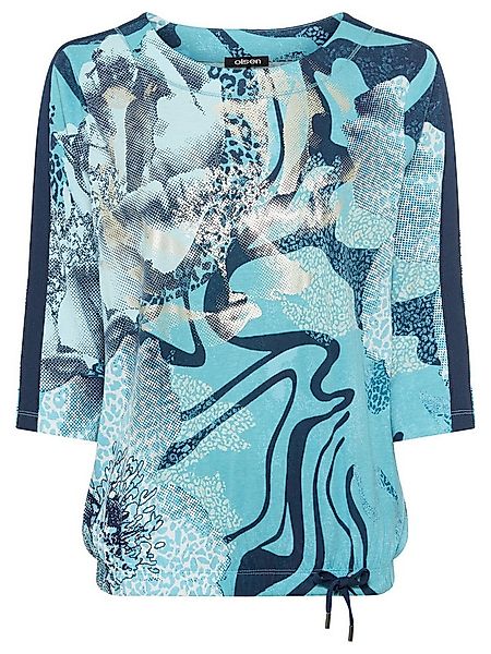 Olsen Print-Shirt (1-tlg) mit Bindeband am Bund günstig online kaufen