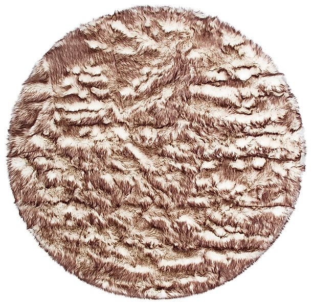my home Fellteppich "Sammo" rund 60 mm Höhe Kunstfell, leuchtende Farben, b günstig online kaufen