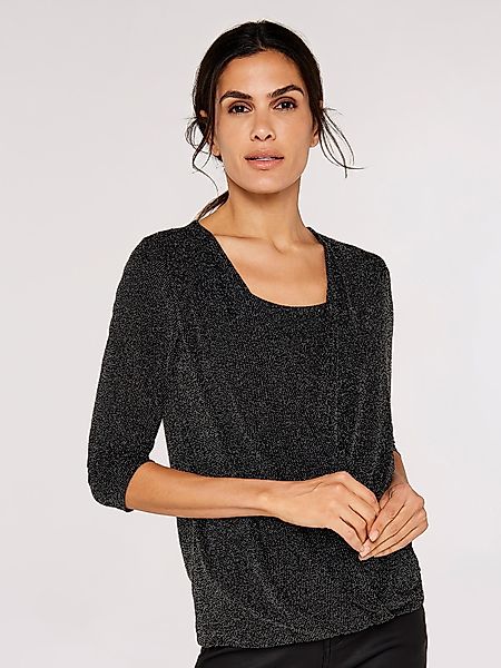 Apricot Wickelshirt Top in Wickeloptik (1-tlg) günstig online kaufen