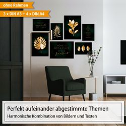 Hyggelig Home Poster Gold Schwarz - günstig online kaufen