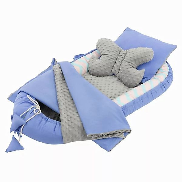 Joyz Babybett Baby Nestchen mit Muster aus Baumwolle waschbar bei 40 Grad, günstig online kaufen