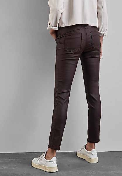 STREET ONE Lederimitathose, Middle Waist günstig online kaufen