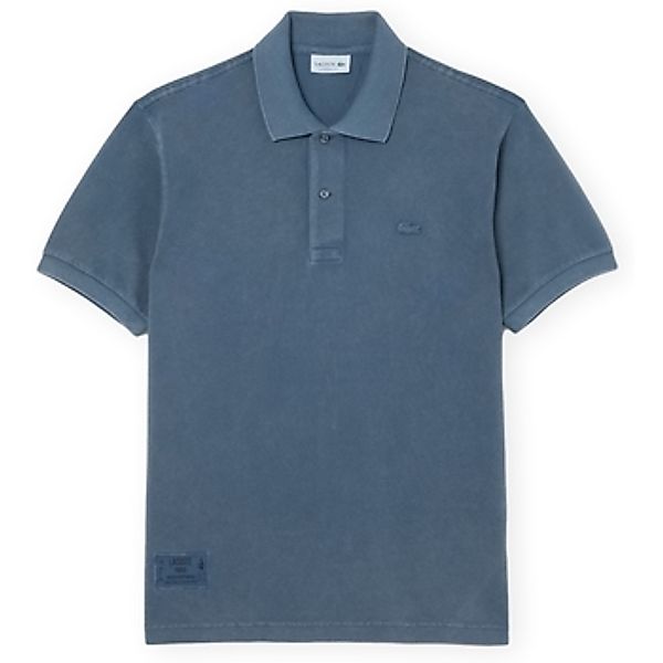 Lacoste  T-Shirts & Poloshirts Classic Fit L1212 Wash Effect Polo - Blue günstig online kaufen