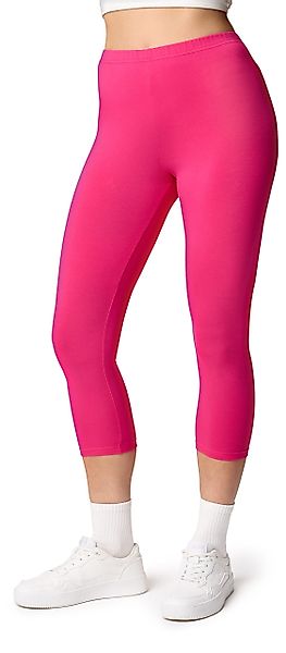 Ladeheid Leggings Damen 3/4 Capri Hose aus Baumwolle LA40-132 (1-tlg) elast günstig online kaufen