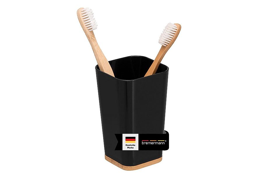 bremermann Zahnputzbecher Zahnputzbecher CALVI aus Bambus und Kunststoff, s günstig online kaufen
