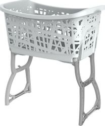 Bischof Bama Wäschekorb mit Standteilen, Tragegriffen, ergonomische Form günstig online kaufen