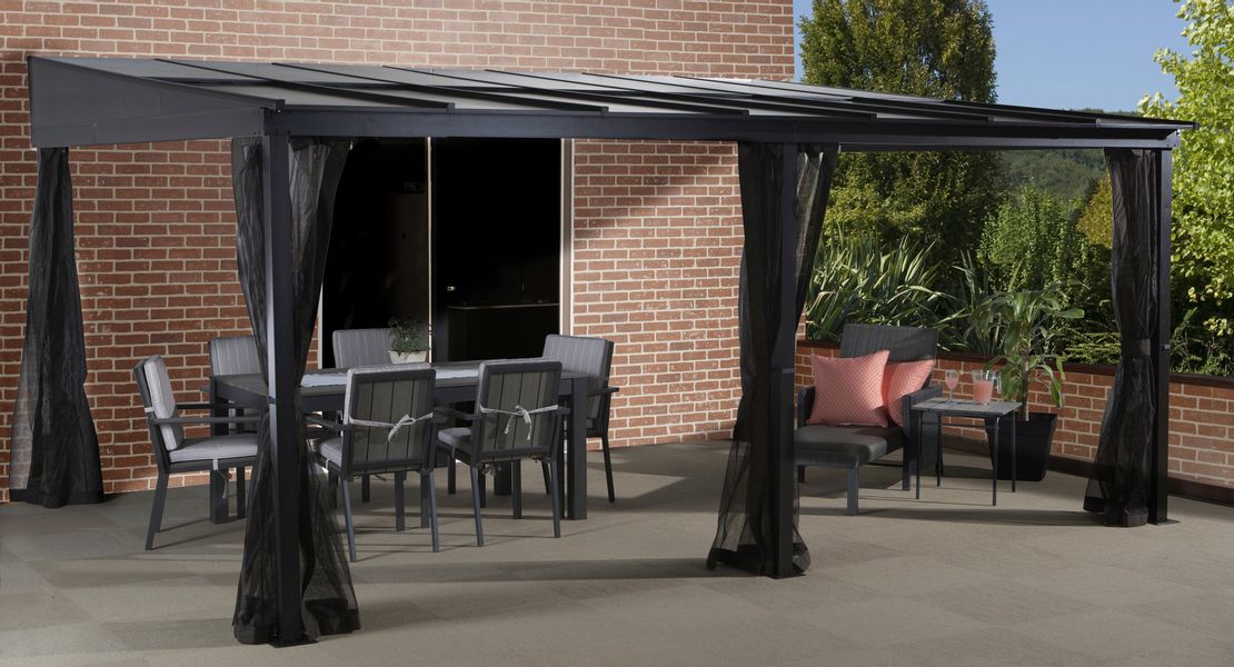 Sojag Anbaupavillon St. Barthelemy 12x16, BxTxH: günstig online kaufen