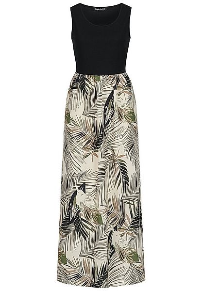 CLOUD 5IVE Shirtkleid CLOUD 5IVE 2-Tone Maxi-Dress Tropical Print (1-tlg) günstig online kaufen