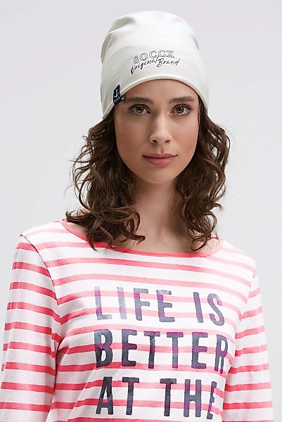 SOCCX Beanie mit Rollsaum günstig online kaufen
