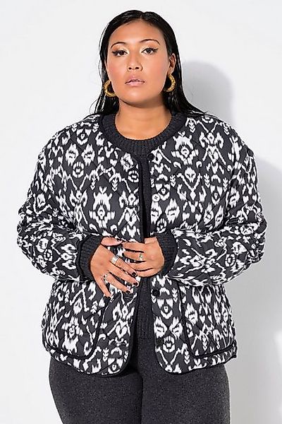 Studio Untold Kurzjacke Steppjacke Boxy Shape Alloverprint günstig online kaufen