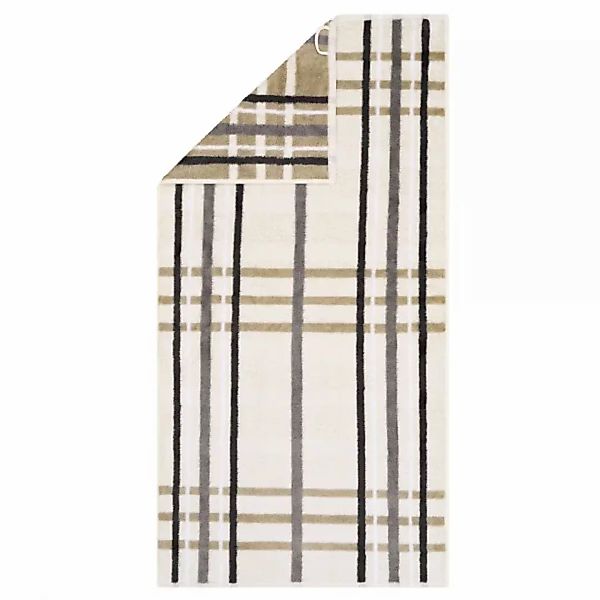 Cawö Handtücher Noblesse Check 1089 - Farbe: natur - 33 - Handtuch 50x100 c günstig online kaufen