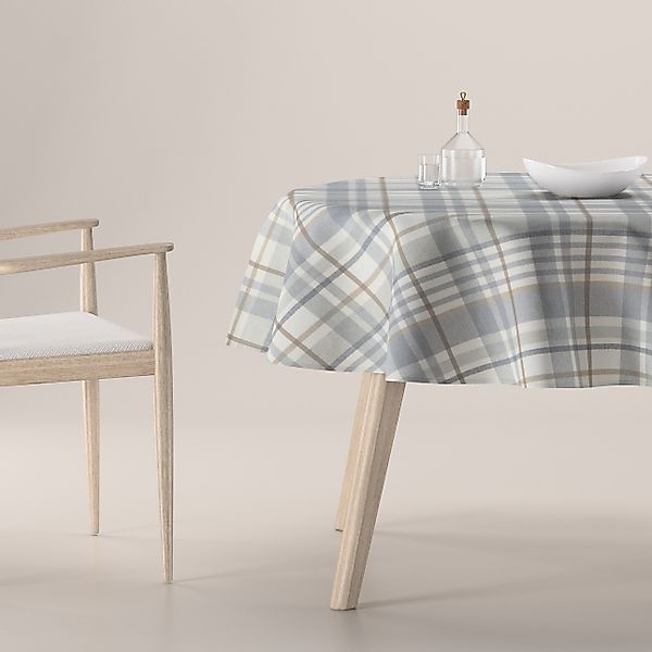 Runde Tischdecke, beige-grau, Scotti (144-48) günstig online kaufen