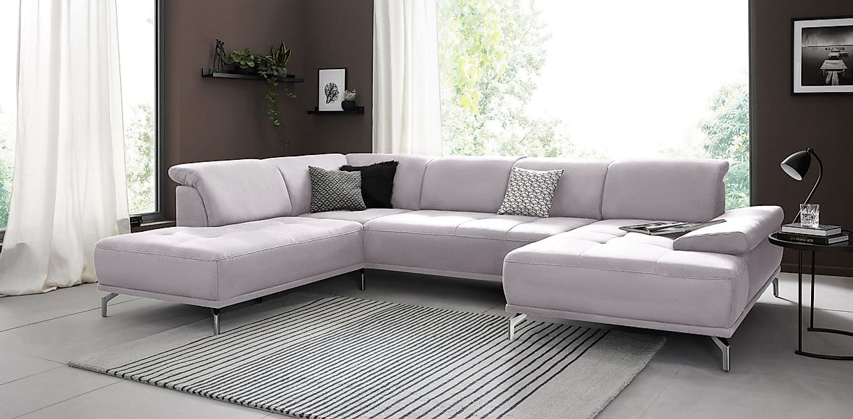 Places of Style Wohnlandschaft "Caluna", Inkl.Sitztiefenverstellung, wahlwe günstig online kaufen