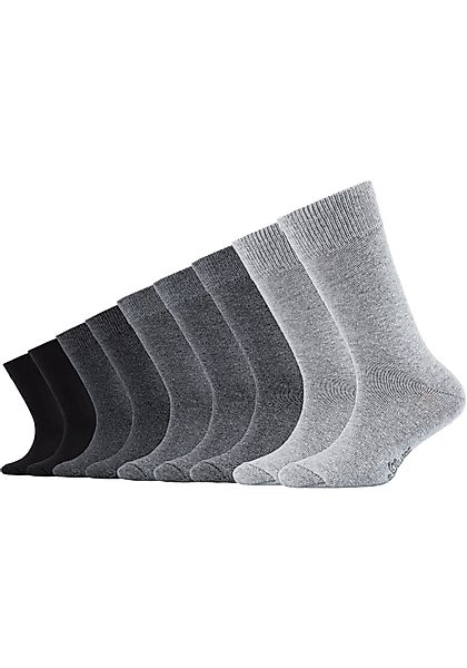s.Oliver Socken essentials (9-Paar) mit weichem günstig online kaufen