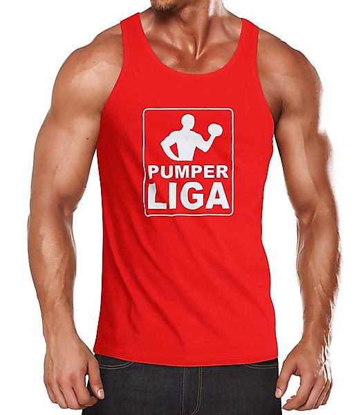 MoonWorks Tanktop Herren Tanktop Pumper Liga günstig online kaufen