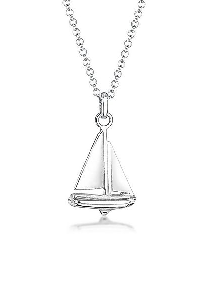 Elli Kette mit Anhänger Erbskette Segelboot Anhänger Maritim 925 Silber, Se günstig online kaufen