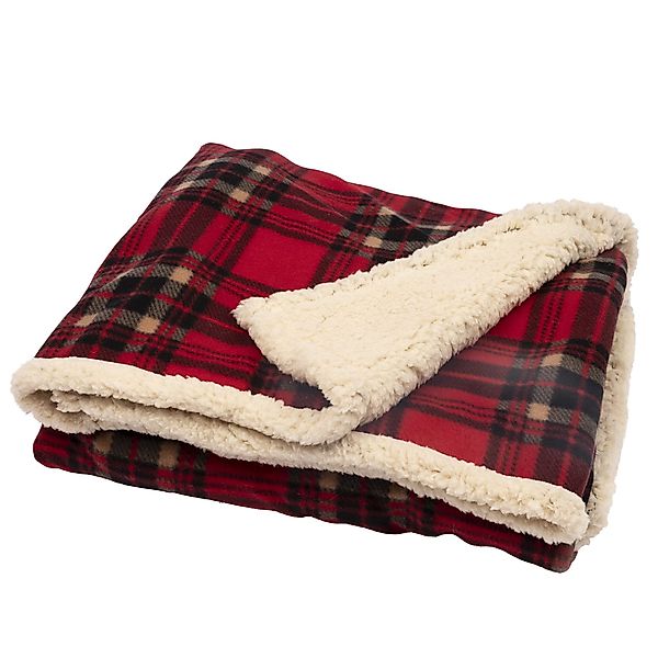 Wohndecke, Kaemingk, Kuscheldecke Fleecedecke Sherpa 130x170cm günstig online kaufen