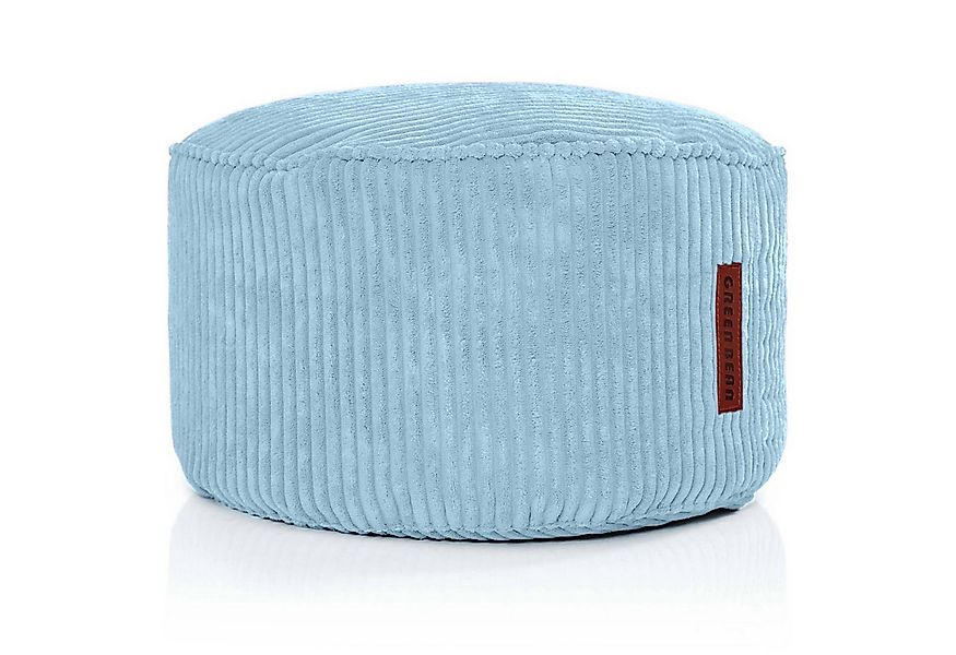 Green Bean Pouf Sitzsack-Hocker Pouf Cord 45x25cm (Indoor Sitzhocker Sitzki günstig online kaufen